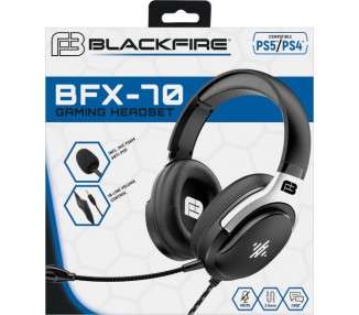 BLACKFIRE GAMING HEADSET BFX-70 (PS5/PS4)