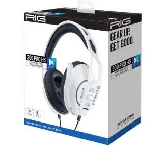 RIG PREMIER GAMING HEADSET 300 PRO HS WHITE (BLANCO) PS5/PS4/XBOX/PC/MOBILE