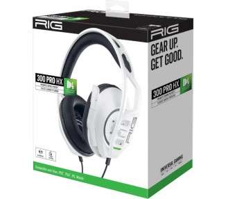 RIG PREMIER GAMING HEADSET 300 PRO HX WHITE (BLANCO) XBOX/PS5/PS4/PC/MOBILE