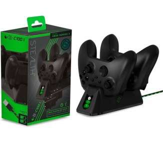 STEALTH TWIN BATTERY PACKS & CHARGING DOCK BLACK (NEGRO)