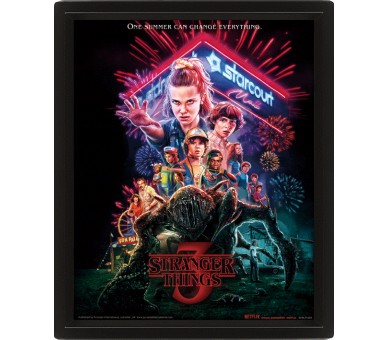 CUADRO 3D STRANGER THINGS SUMMER OF 85