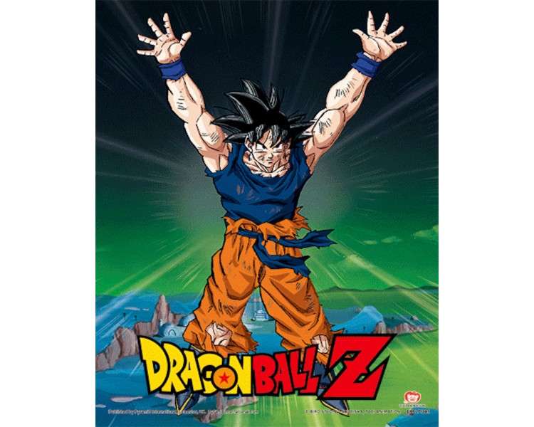 POSTER 3D DRAGON BALL Z POWER LEVELS INCREASED