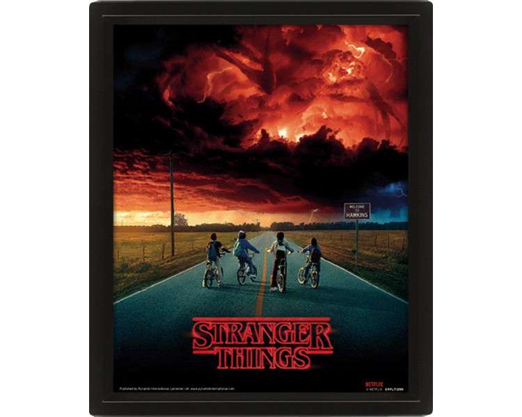 CUADRO 3D STRANGER THINGS MIND FLAYER