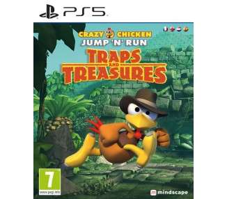 CRAZY CHICKEN JUMP ' N ' RUN: TRAPS AND TREASURES