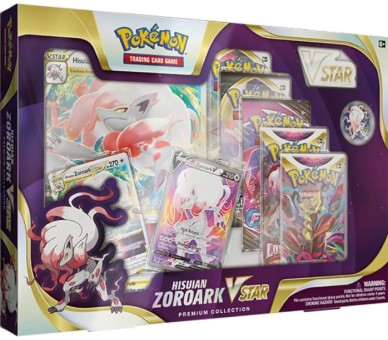 POKEMON JUEGO DE CARTAS COL. PREMIUM ZOROARK DE HISUI V-ASTRO  (ESP)