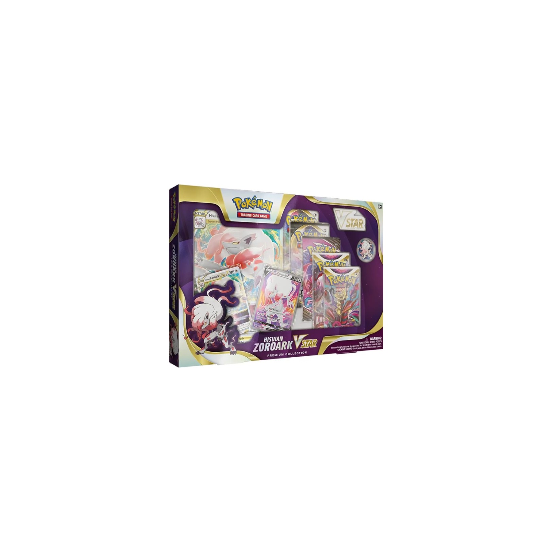 POKEMON JUEGO DE CARTAS COL. PREMIUM ZOROARK DE HISUI V-ASTRO  (ESP)
