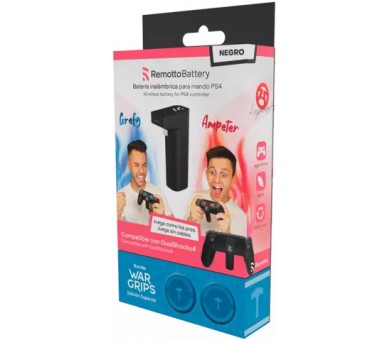 REMOTTO BATTERY PS4 GOD OF WAR EDITION + GRIPS