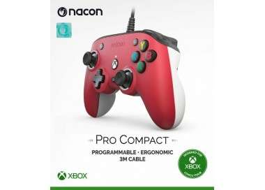 NACON CONTROLLER PRO COMPACT RED (ROJO) (XBOX/WINDOWS 10)