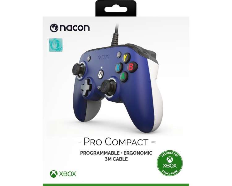 NACON CONTROLLER PRO COMPACT BLUE (AZUL) (XBOX/WINDOWS 10)
