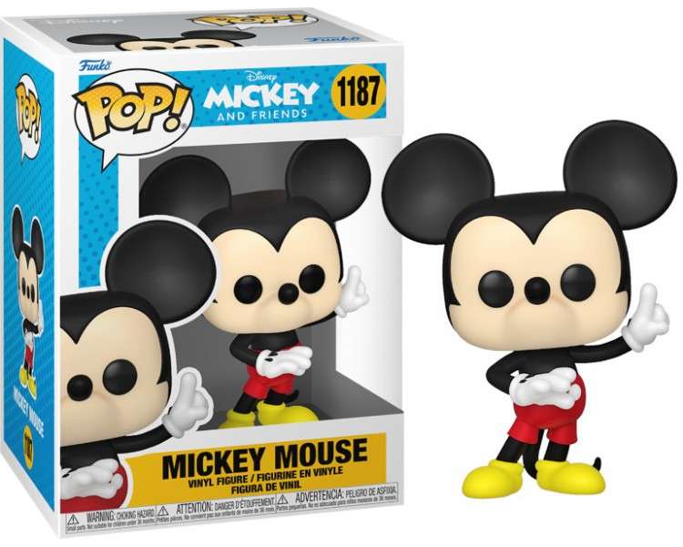 FUNKO POP! DISNEY MICKEY AND FRIENDS: MICKEY MOUSE (1187)