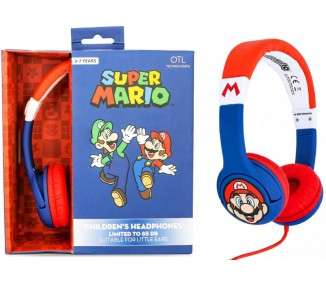 OTL WIRED HEADPHONES SUPER MARIO (PS4/XBOX/SWITCH/MOVIL/TABLET)