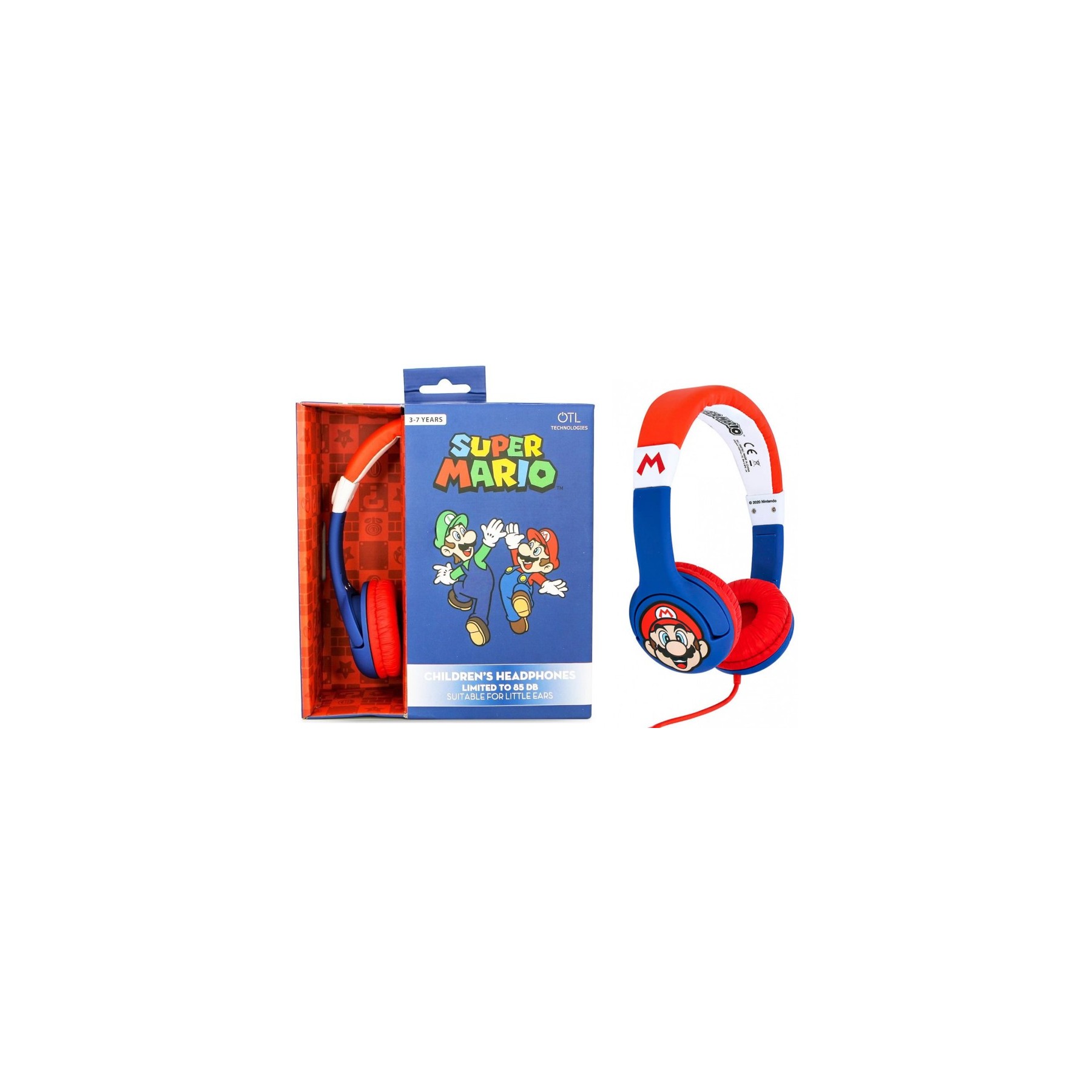 OTL WIRED HEADPHONES SUPER MARIO (PS4/XBOX/SWITCH/MOVIL/TABLET)
