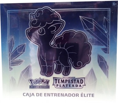 POKEMON ESPADA Y ESCUDO TEMPESTAD PLATEADA CAJA ENTRENADOR ELITE  (ESP)