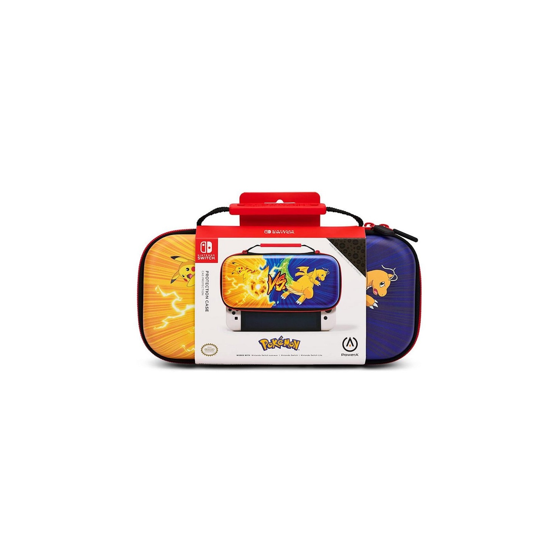 POWER A PROTECTION CASE POKEMON PIKACHU VS DRAGONITE