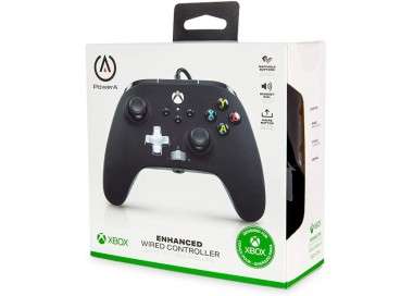 POWER A ENHANCED WIRED CONTROLLER BLACK (NEGRO) (XBONE/PC)