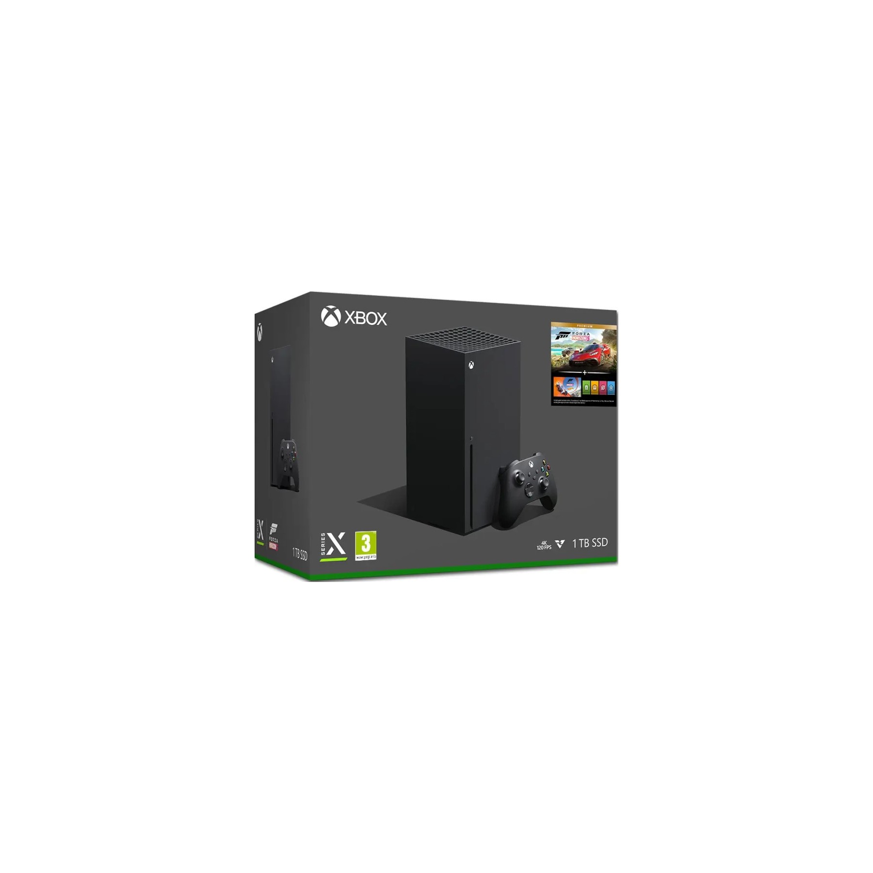 1 TB SSD XBOX SERIE X BLACK (NEGRA) + FORZA HORIZON 5 PREMIUN EDITION