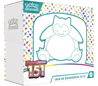 POKEMON JUEGO DE CARTAS COL. ESCARLATA Y PURPURA 151 CAJA DE ENTRENADOR ELITE  (ESP)