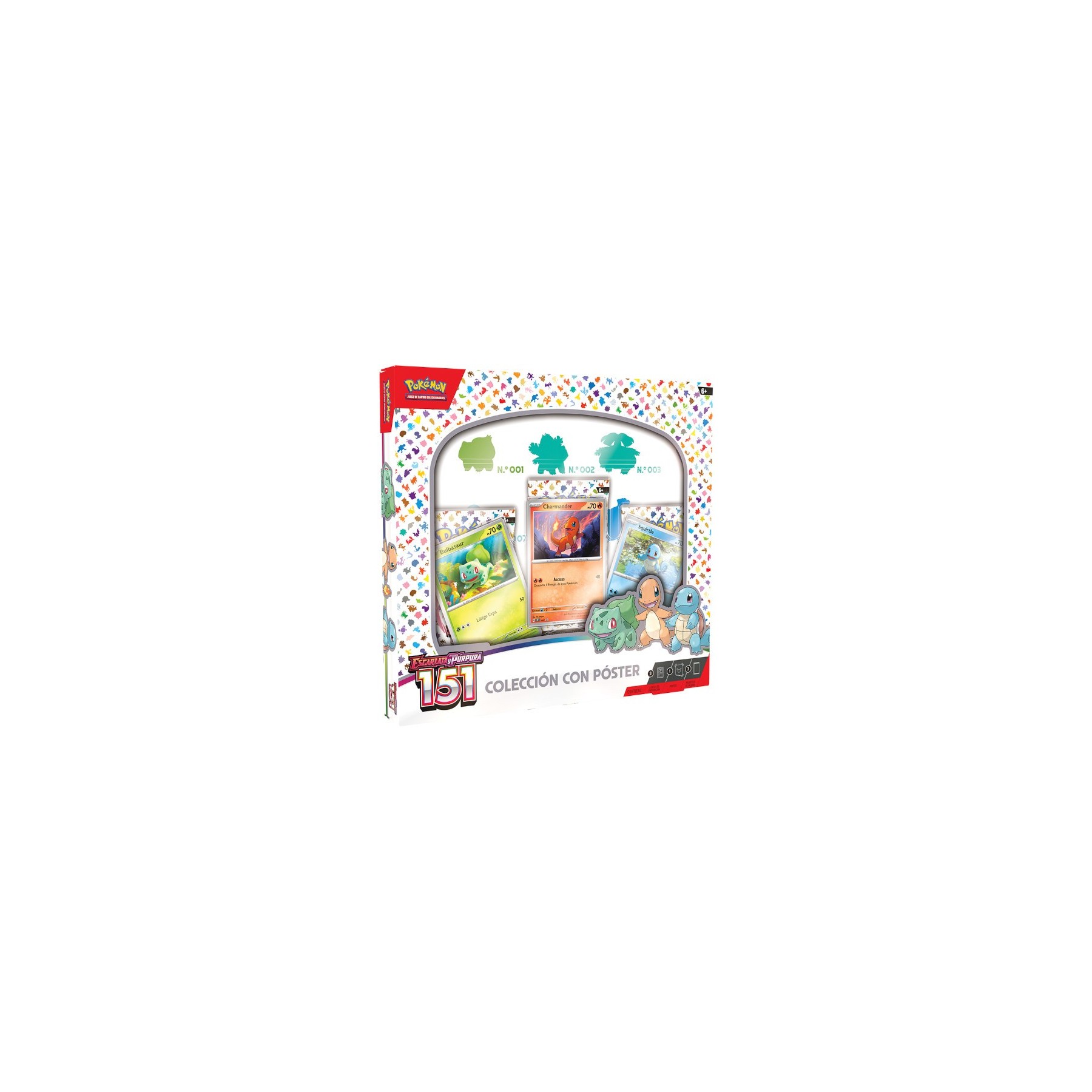 POKEMON JUEGO DE CARTAS COL.ESCARLATA Y PURPURA 151 COLECCION CON POSTER( ESP)