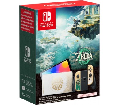 GOLD (DORADO) VERSION OLED THE LEGEND OF ZELDA: TEARS OF THE KINGDOM ED. LIMITADA (IMP)