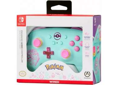 POWER A ENHANCED WIRED CONTROLLER POKEMON: SWEET FRIENDS (SWITCH/OLED)