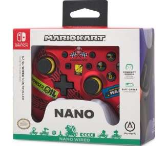 POWER A NANO WIRED CONTROLLER MARIO KART: RACER RED (RED/ROJO)