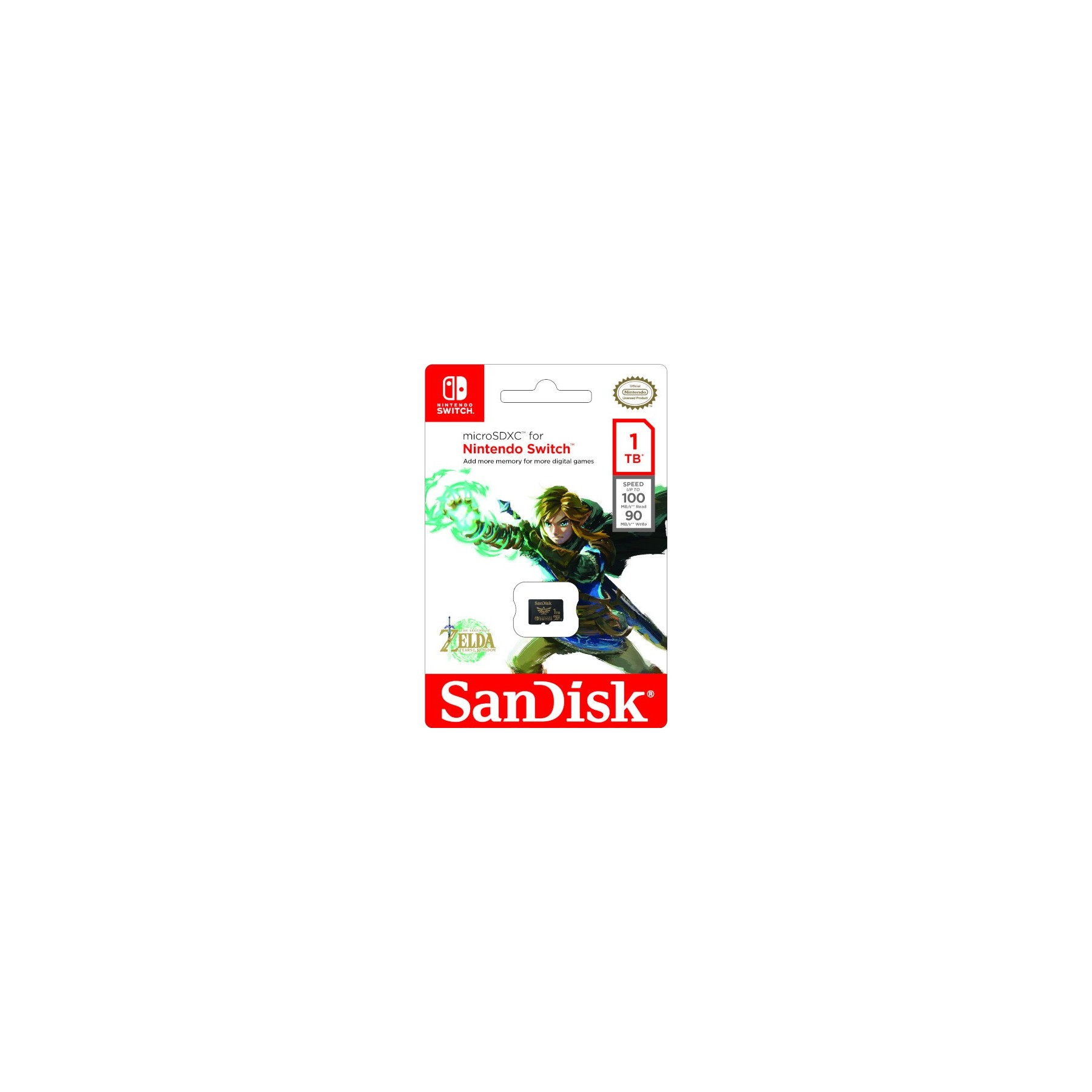 TARJETA DE MEMORIA SANDISK 1 TB MICROSDXC ZELDA (OFICIAL) (SWITCH/LITE)