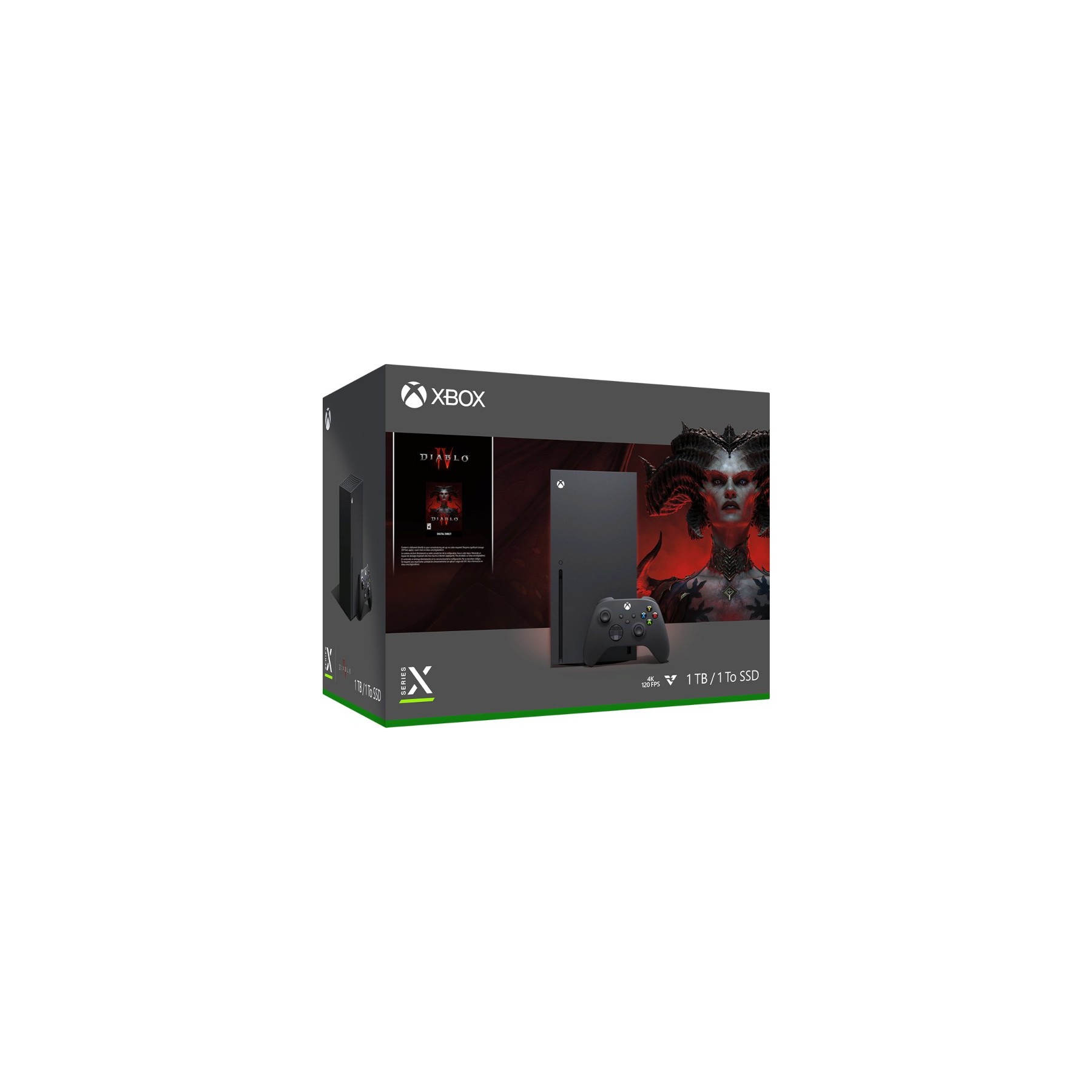 1 TB SSD XBOX SERIE X BLACK (NEGRA) + DIABLO IV