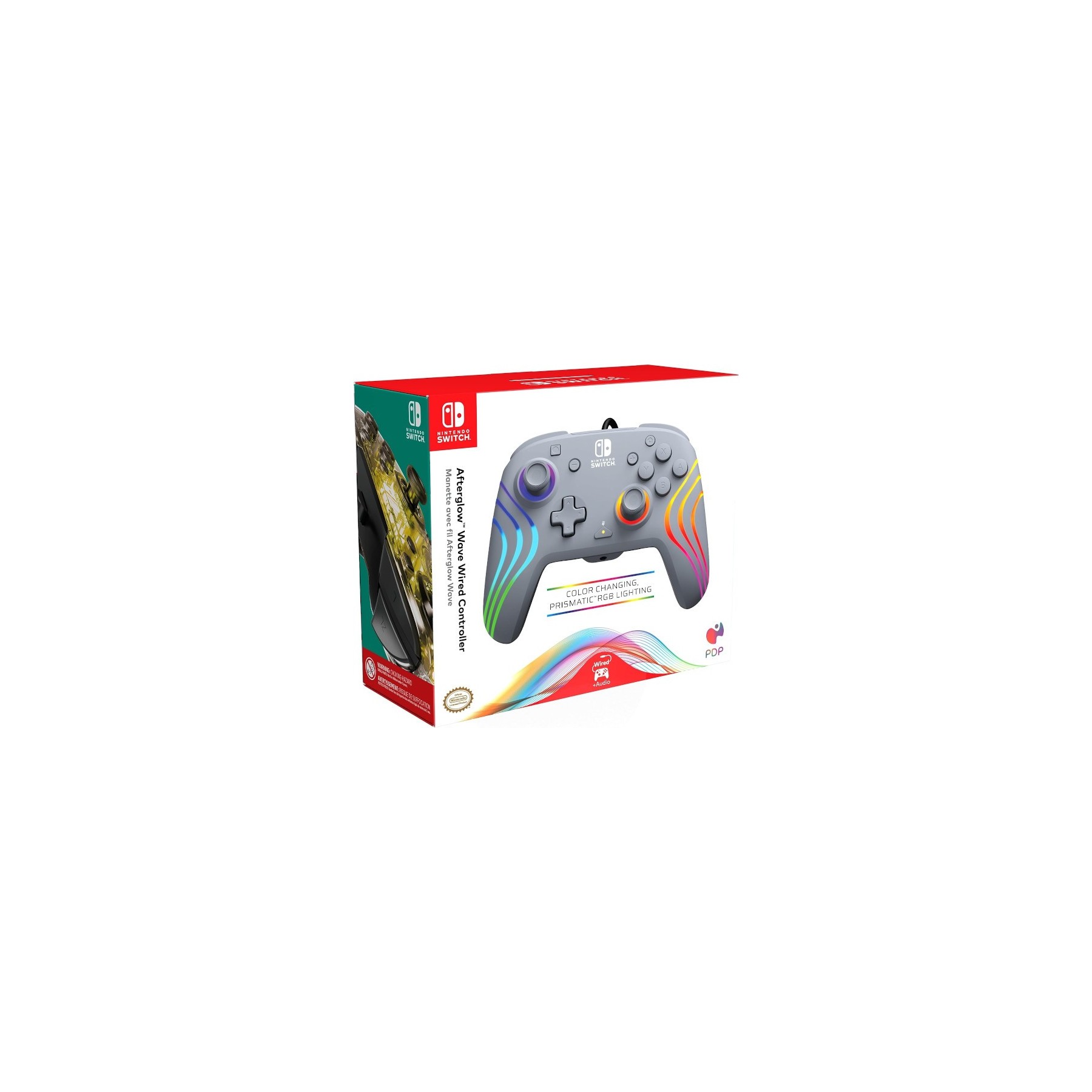 PDP AFTERGLOW WAVE WIRED CONTROLLER GREY (GRIS)