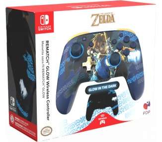 PDP REMATCH WIRELESS CONTROLLER LINK HERO (GLOW IN THE DARK)
