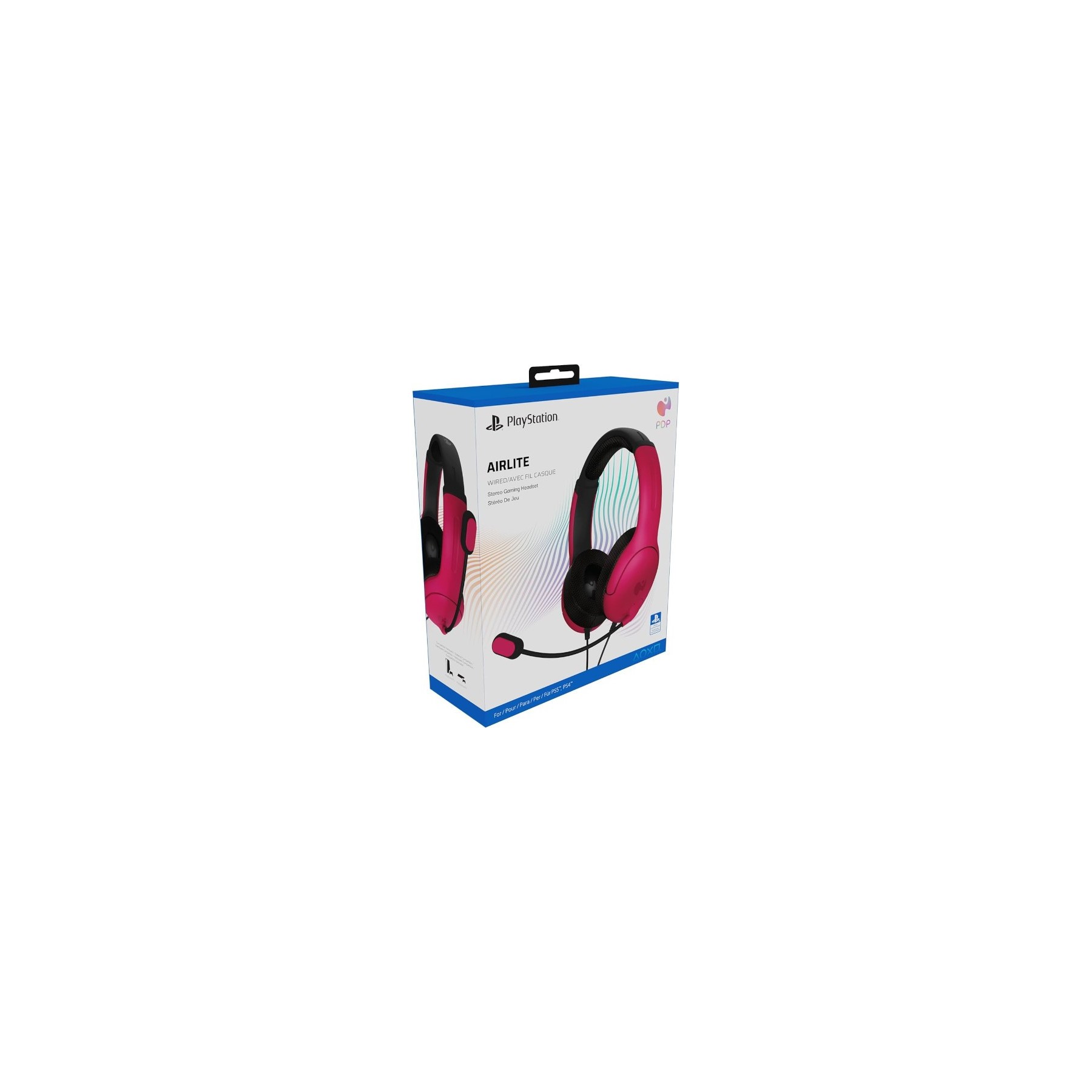 PDP AIRLITE WIRED HEADSET NEBULA PINK (PS4)