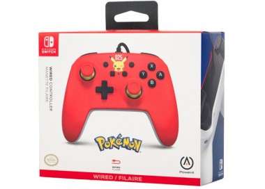 POWER A WIRED CONTROLLER PIKACHU RED (ROJO) (SWITCH/OLED)