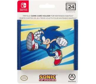 POWER A TRIFOLD GAME CARD HOLDER FOR SWITCH SONIC (24 CARTUCHOS)