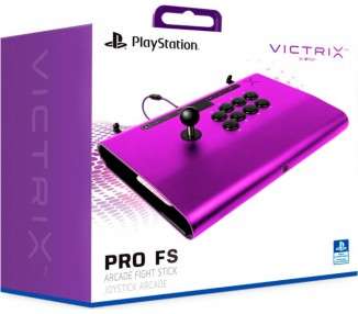 PDP VICTRIX PRO FS ARCADE FIGHT STICK PURPURA (PURPLE) LICENCIADO (PS5/PS4/PC)