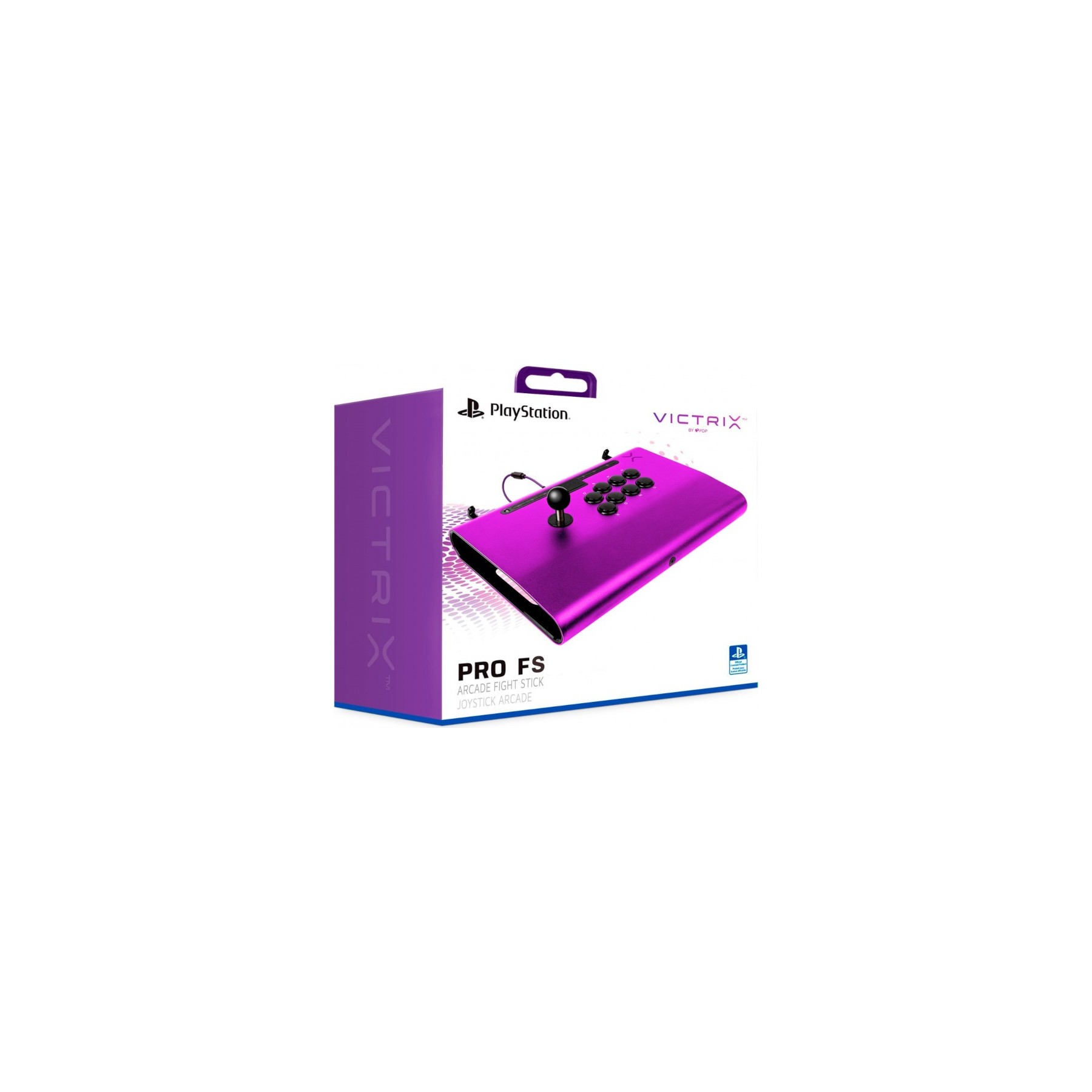 PDP VICTRIX PRO FS ARCADE FIGHT STICK PURPURA (PURPLE) LICENCIADO (PS5/PS4/PC)