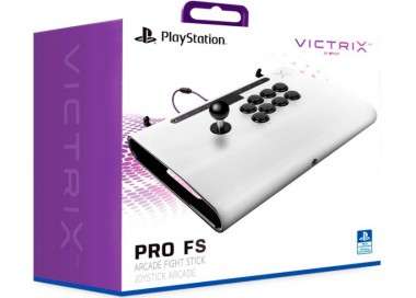 PDP VICTRIX PRO FS ARCADE FIGHT STICK BLANCO (WHITE) LICENCIADO (PS5/PS4/PC)