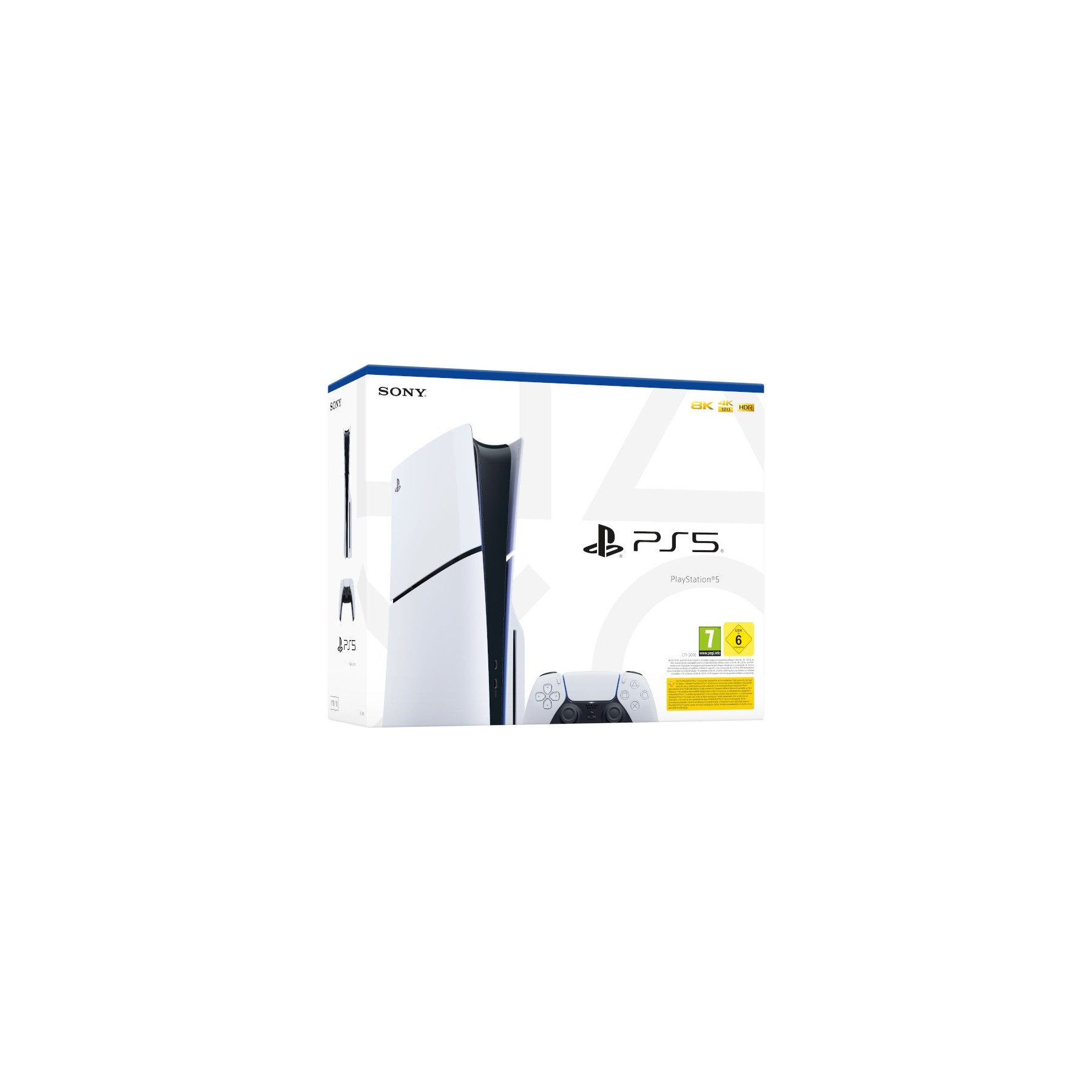 CONSOLA WHITE SLIM EDITION + DUALSENSE (1TB)