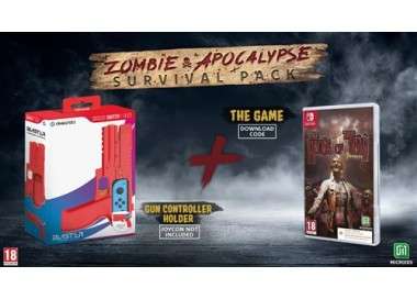 ZOMBIE APOCALYPSE SURVIVAL PACK (THE HOUSE OF THE DEAD + GUN CONTROLLER HOLDER) (CIAB) (OLED)