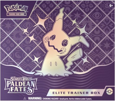 POKEMON TRADING CARD POKEMON SCARLET & VIOLET PALDEAN FATES ELITE TRAINER BOX  (ENG)
