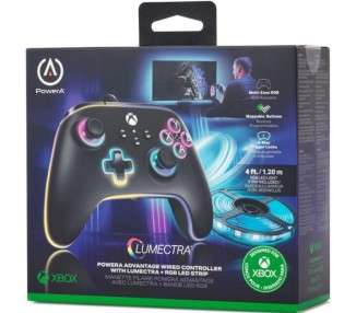 POWER A ENHANCED WIRED CONTROLLER LUMECTRA CON LED (XBONE)