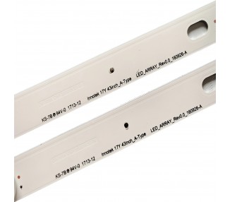 Kit Tiras de Led para TV LG 43" 43UK6470PLC 43UM7000PLA 43UM7100PLB LC43490059A