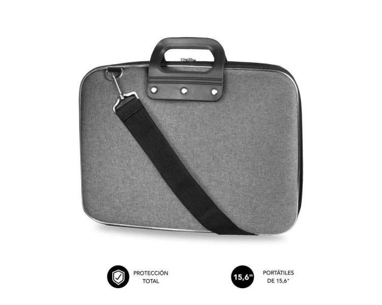 pEl maletin para ordenadores portatiles Subblim EVA Laptop Bag PL presenta un diseno elegante y ligero con un interior fabricad