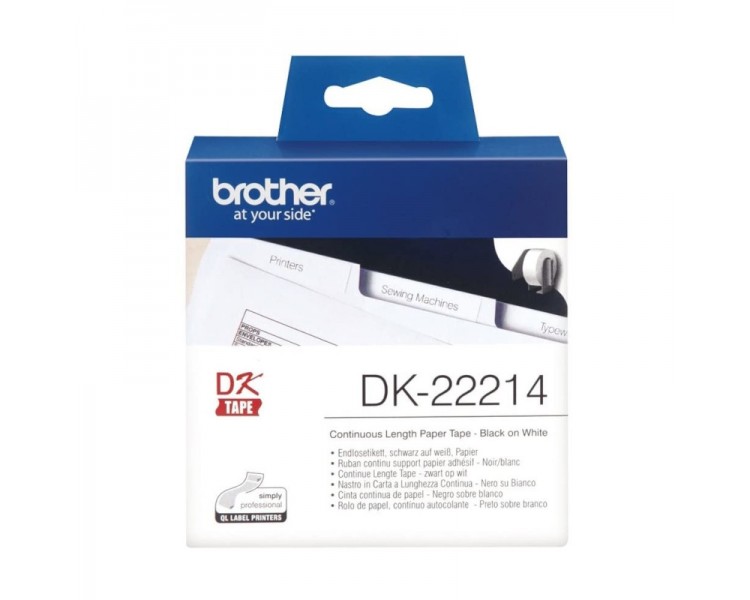 Brother Cinta DK22214 Papel Termico Continuo 12mm