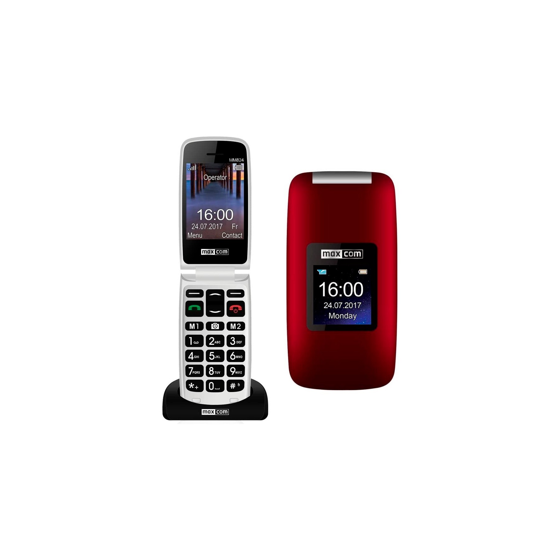 MAXCOM MM824 2,4" 2MPX 2G BLACK RED