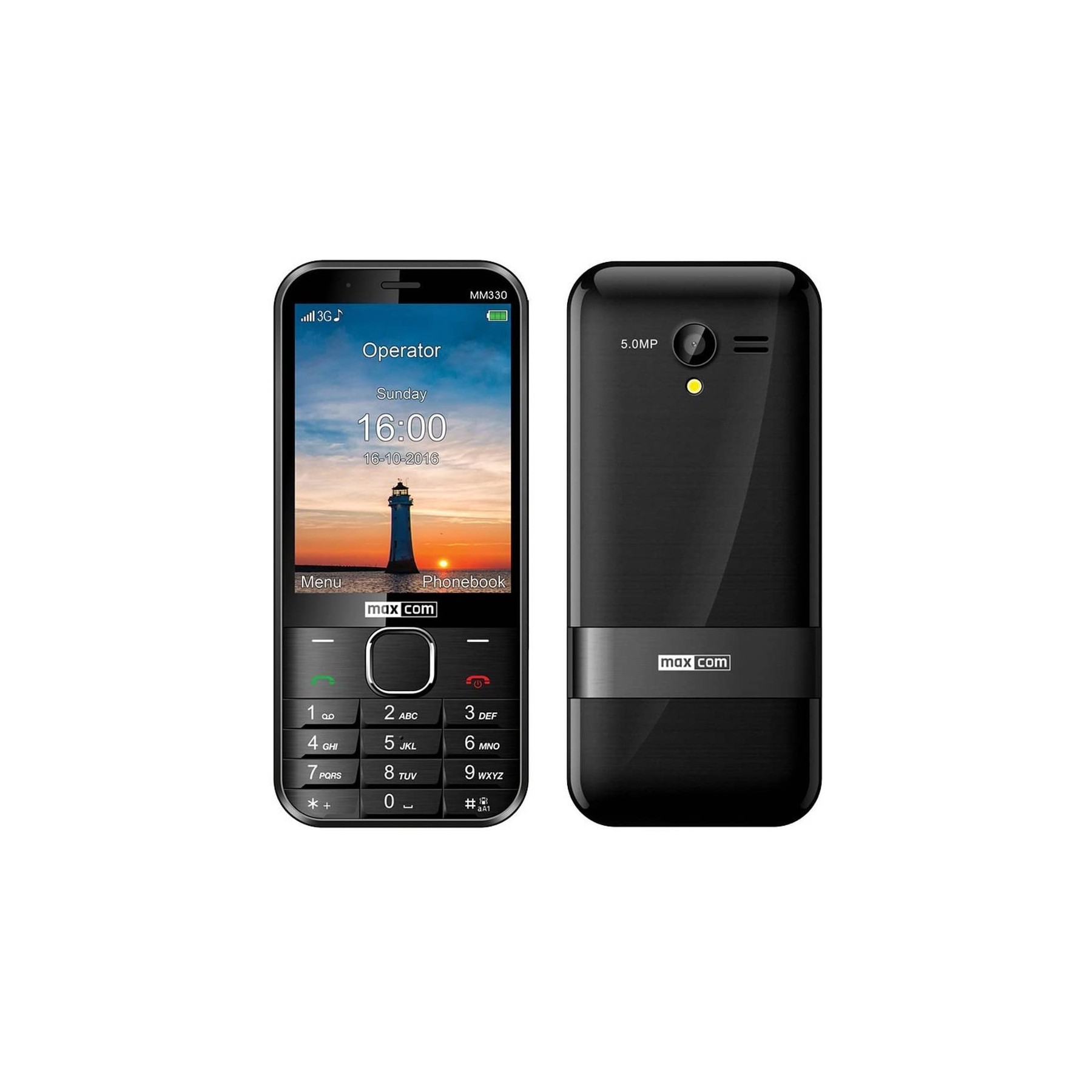 MAXCOM MM330 3,2" 5MPX 3G BLACK.