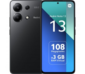 XIAOMI REDMI NOTE 13 6,67" FHD+ 6GB/128GB 16MP/108MP LTE MIDNIGHT BLACK