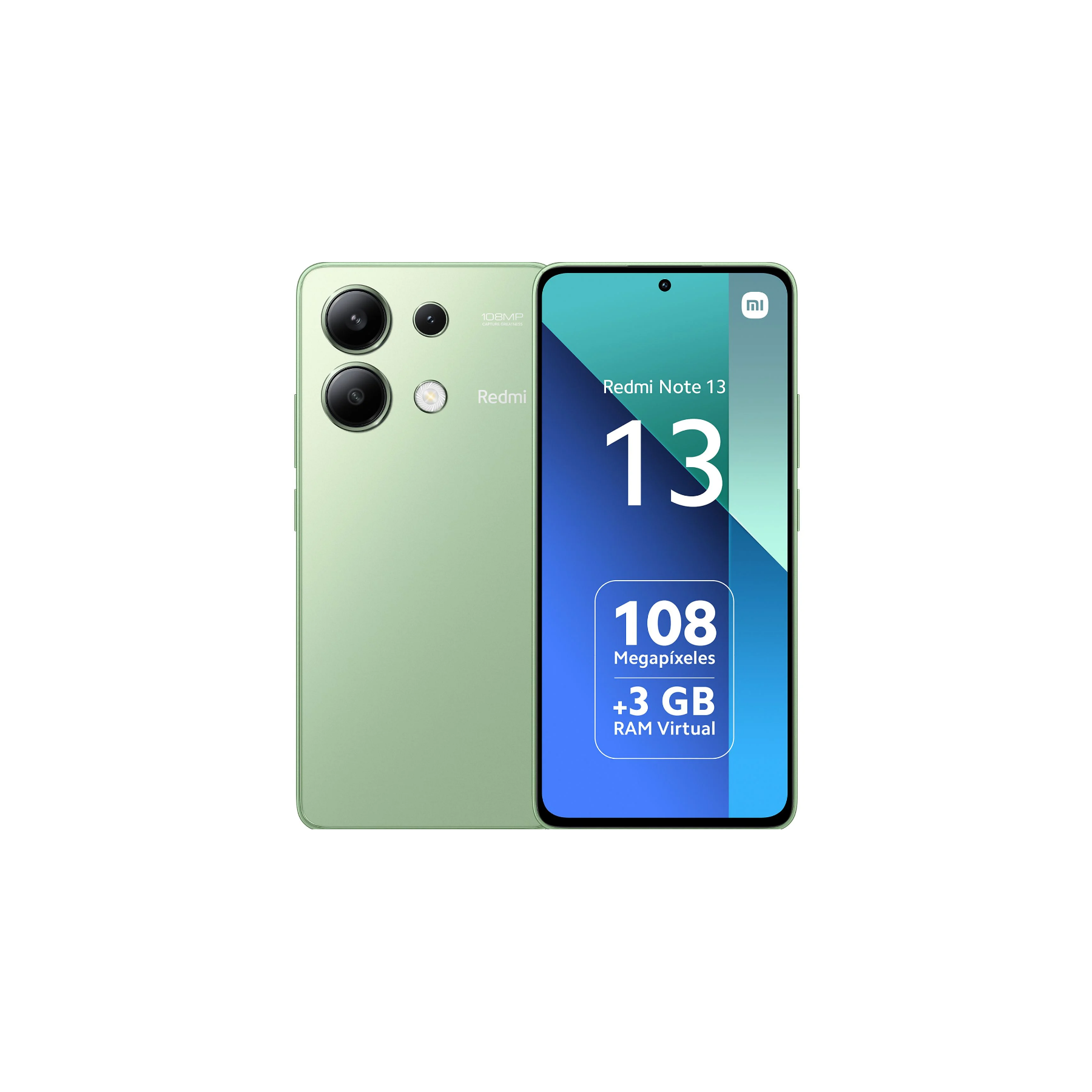 XIAOMI REDMI NOTE 13 6,67" FHD+ 6GB/128GB 16MP/108MP LTE MINT GREEN