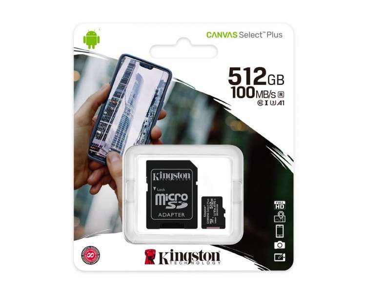 KINGSTON MICRO SD 512 GB CL10 SDCS2/512GB 1A