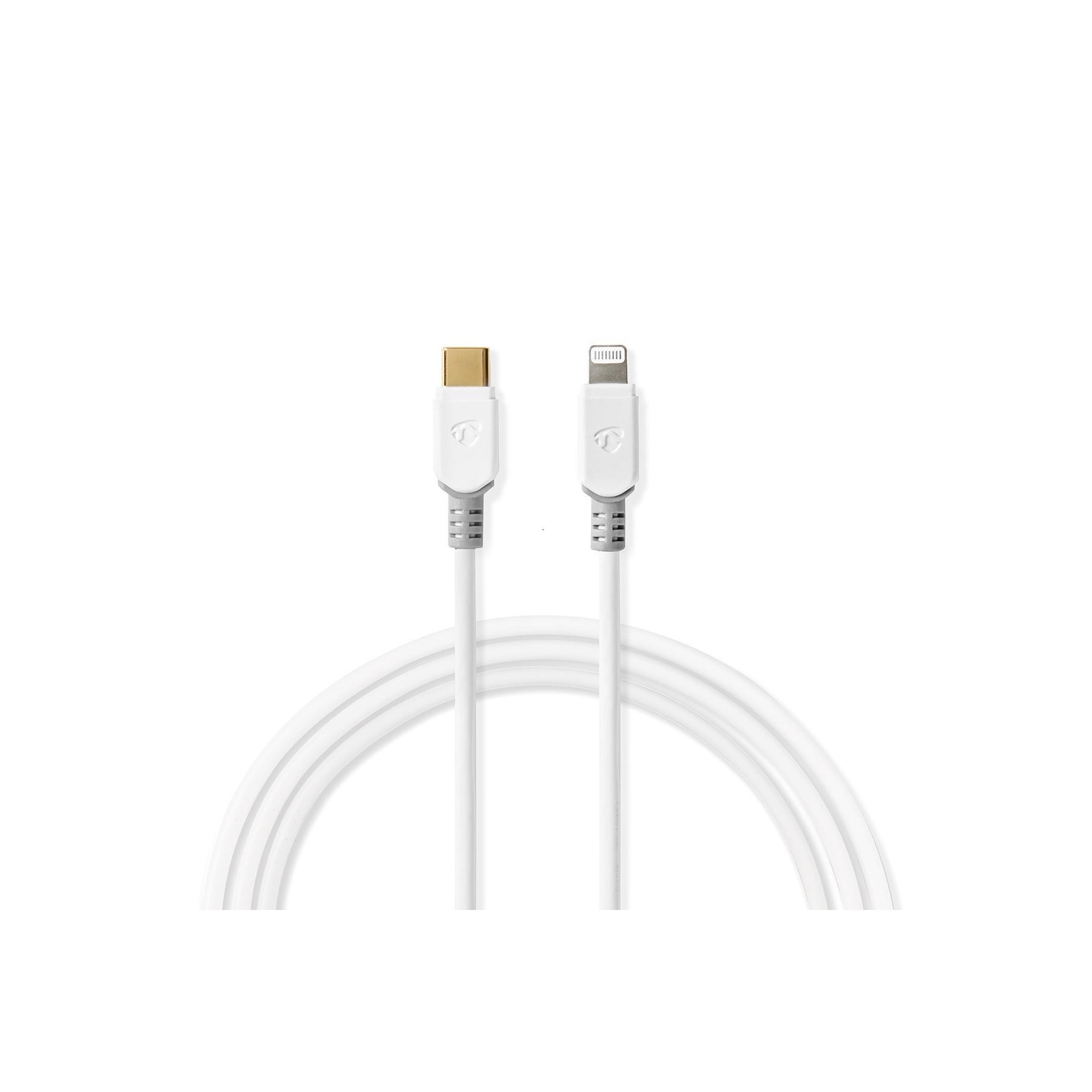 NEDIS CABLE USB | APPLE LIGHTNING | LIGHTNING DE APPLE 8-PIN | USB TYPE-C  MACHO | ORO | 2.00 M