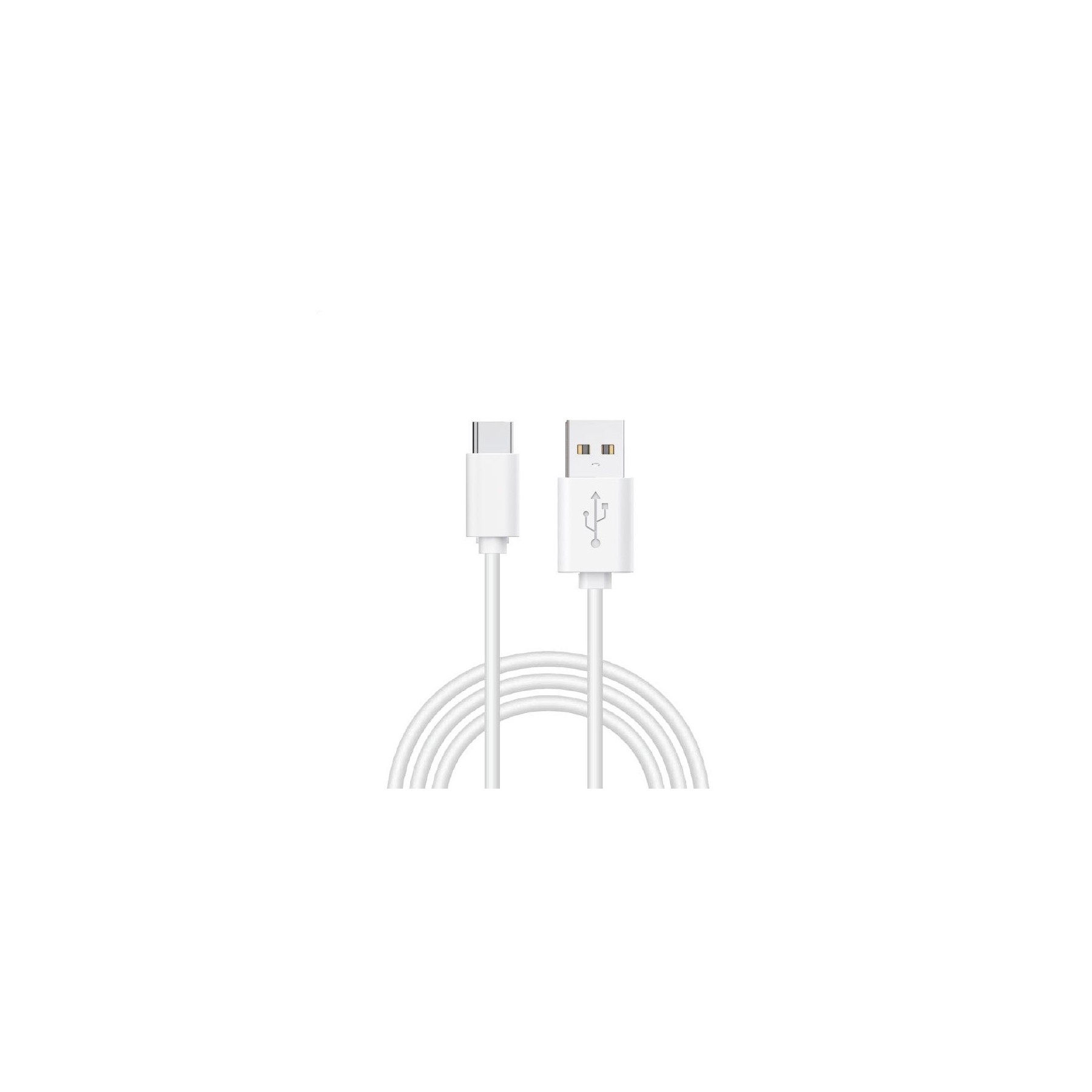 COOL CABLE USB  TIPO-C (1.2 METROS)  2.4 AMP BLANCO