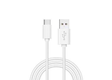 COOL CABLE USB  TIPO-C (1.2 METROS)  2.4 AMP BLANCO